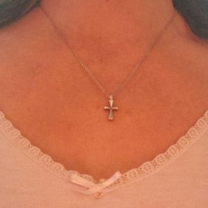 James Avery St Teresa Cross Pendant w/ Chain